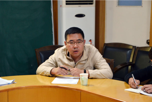 王书记讲话 动科院 记者 马政华 摄
