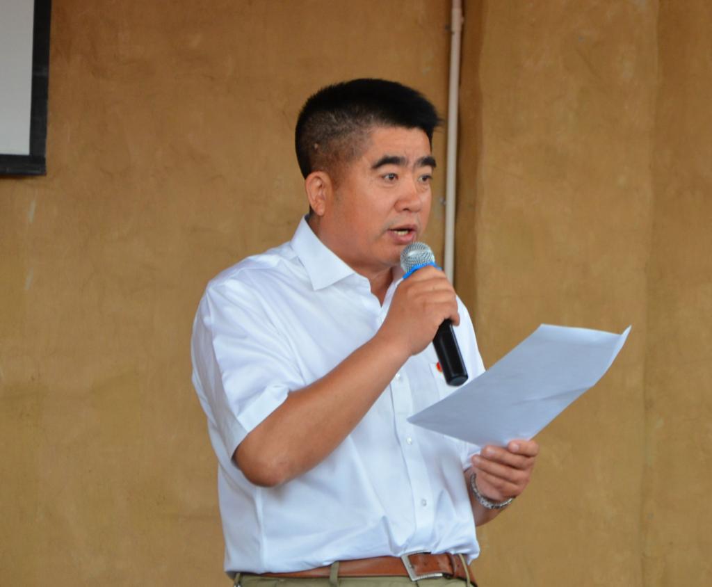 额书记总结讲话 动科院 梁腾摄