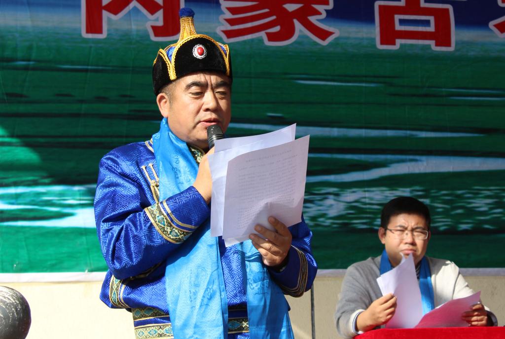 额书记致辞 动科院实习记者 李世超 摄