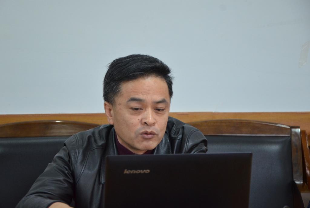 齐景伟院长 动科院记者 卢欣宇 摄