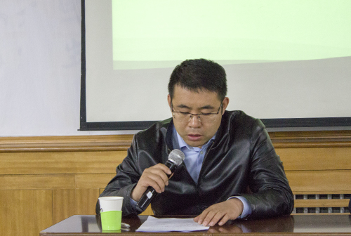 王书记讲话 动科院记者 特日格乐 摄